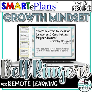 Preview of Growth Mindset Digital Bell Ringers - Distance Learning