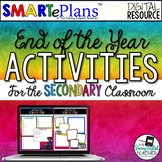 Digital End of Year Activities for Google Drive