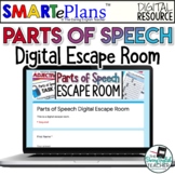 Digital Parts of Speech Digital Escape Room - Distance Learning