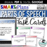 SMARTePlans Parts of Speech Task Cards (Digital Google & T