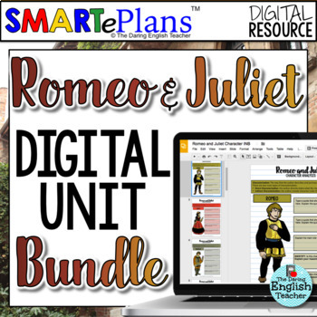 Preview of Digital Romeo and Juliet Teaching Bundle for Distance Learning