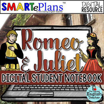 Preview of Digital Romeo and Juliet Interactive Notebook for Remote Learning