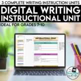 Digital Writing Teaching Bundle for Distance Learning (SMA