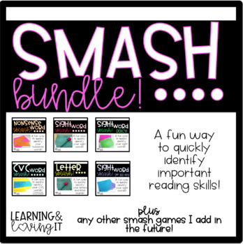 Preview of SMASH Bundle | Reading Fluency Games