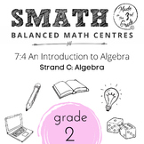 SMATH Unit 7:4 An Introduction to Algebra (Grade 2 Resource)