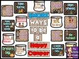 SMORE Ways to Be a Happy Camper Bulletin Board
