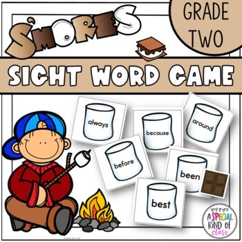 Preview of S'More Second Grade Sight Word Game