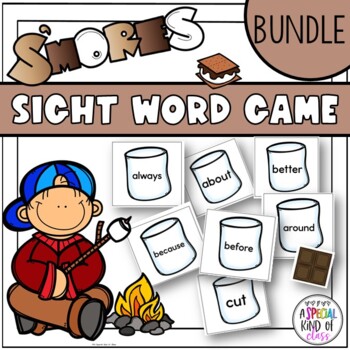 Preview of S'Mores Sight Word Games Kindergarten to grade three - BUNDLED