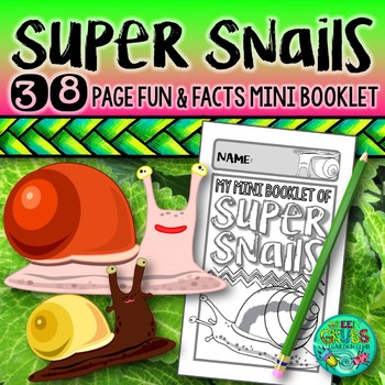 Preview of SNAILS! {Fun & facts about terrestrial & aquatic snails & slugs}