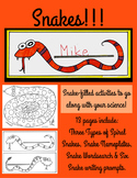 SNAKES!! Hands-On Activities & Creative Writing Prompts to