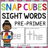 SNAP CUBE SIGHT WORDS ACTIVITIES - PRE-PRIMER