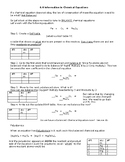 SNC2D Balancing Chemical Equations