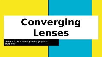 Preview of SNC2D Images Converging & Diverging Lenses Peardeck