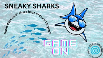Preview of SNEAKY SHARKS  (Gamify Any Content!) Stinky Feet Meets Grudgeball!
