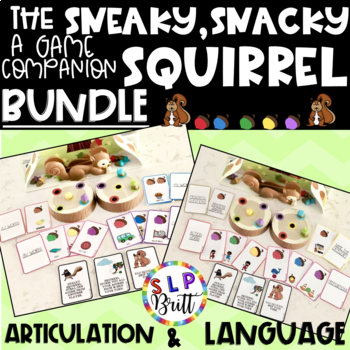 Preview of SNEAKY, SNACKY SQUIRREL - GAME COMPANION, BUNDLE (ARTICULATION & LANGUAGE)