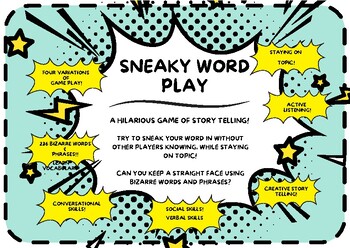 Preview of SNEAKY WORD PLAY