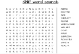 SNF Word Search