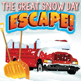 SNOW DAY Activities Escape Room (Fun Trivia & Puzzle Games
