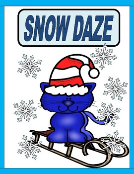 Preview of SNOW DAZE  --  Comprehension, Sequencing, Story Map, Language, Writing!