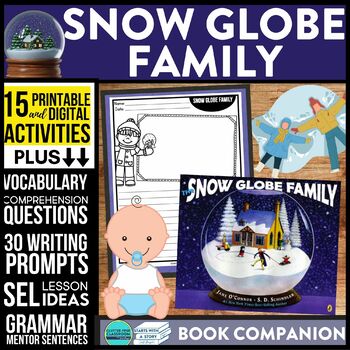 Preview of SNOW GLOBE FAMILY activities READING COMPREHENSION - Book Companion read aloud