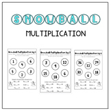 SNOWBALL MULTIPLICATION | HANDS ON | WINTER THEMED | 1 - 1