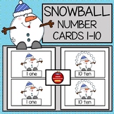 SNOWBALL NUMBER CARDS 1-10