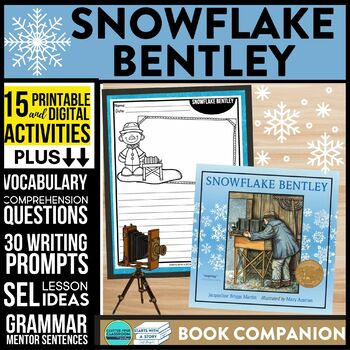 Preview of SNOWFLAKE BENTLEY activities READING COMPREHENSION - Book Companion read aloud