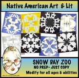 SNOWFLAKE ZOO- An Easy Native American Art & Picture Book 