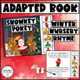 SNOWKEY POKEY Adapted Book -  Winter Nursery Rhyme Velcro 