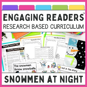 Preview of Snowmen at Night Read Aloud Lessons and Comprehension Activities