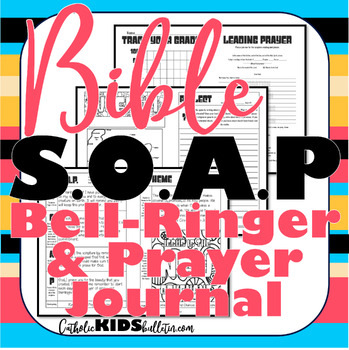 Preview of SOAP Bible Study: Bell-Ringer or Journal: Lectio Divina: Teach the Mass Writing!