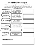 SOAPSTone Text Analysis