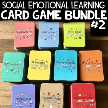 Preview of Social Emotional Learning Games: 10 Fun Individual & Group Counseling Activities