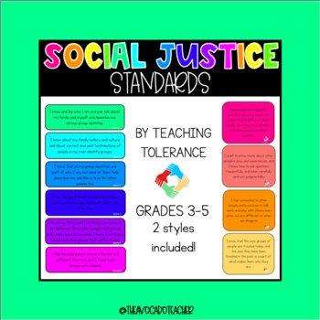 social justice standards the teaching tolerance anti bias framework grade 3 5