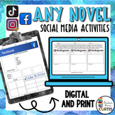 SOCIAL MEDIA Activities - ANY book - Extended Activities -