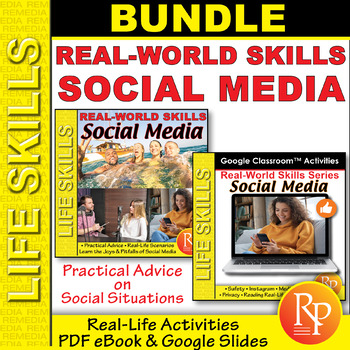 Preview of SOCIAL MEDIA: GOOGLE & PDF - Safety, Privacy, Instagram, Media Bias, Reading