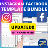 SOCIAL MEDIA TEMPLATE BUNDLE! (Instagram + Facebook)