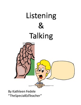 Preview of SOCIAL SKILLS BOOKS: Listening & Talking