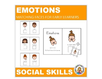 Preview of SOCIAL SKILLS and EMOTIONS FOR AUTISM KID FACES