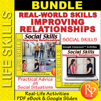 Preview of SOCIAL SKILLS: Improving Relationships - Google & PDF  - Reading Comprehension