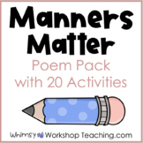 SOCIAL SKILLS Poem 13 - Good Manners Matter Chant Song SEL