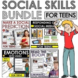 SOCIAL SKILLS activities for TEENS BUNDLE emotions social 