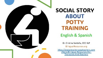 Preview of SOCIAL STORY ABOUT POTTY TRAINING- English & Spanish