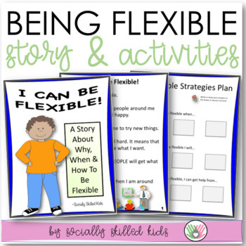 Preview of Flexible Thinking - Social Skills Story and Activities - K-2nd Grade