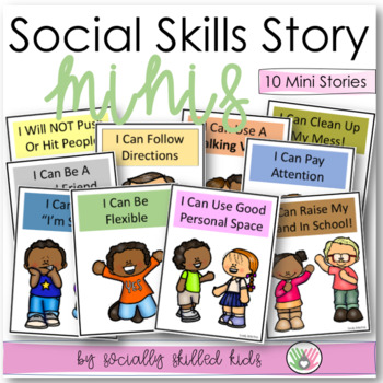 Preview of Back to School Social Stories for Making Friends, Following Directions, etc.