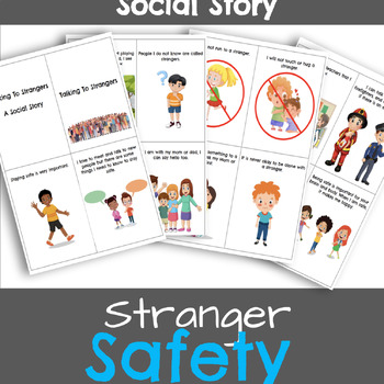 Preview of SOCIAL STORY Talking with strangers