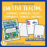 SOCIAL STUDIES ACTIVITY PACK + A to Z Cursive Handwriting,