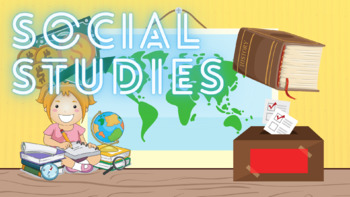 SOCIAL STUDIES Virtual Background | SOCIAL STUDIES THEME BACKGROUD for Zoom