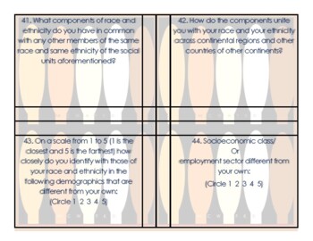 Preview of SOCIOLOGY-Transcending Race  (CARDS) As a Social Construct-Set I, Cont.