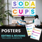 SODA CUPS Writing Posters + Handouts | Editing and Revising